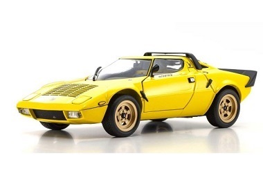  Kyosho 1/18 LANCIA STRATOS HF (yellow) обновленный повторный производство товар 