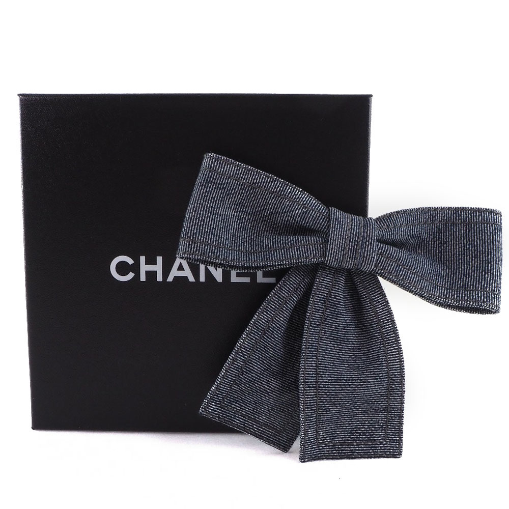 CHANEL Chanel лента брошь Denim синий женский [60260457] б/у 