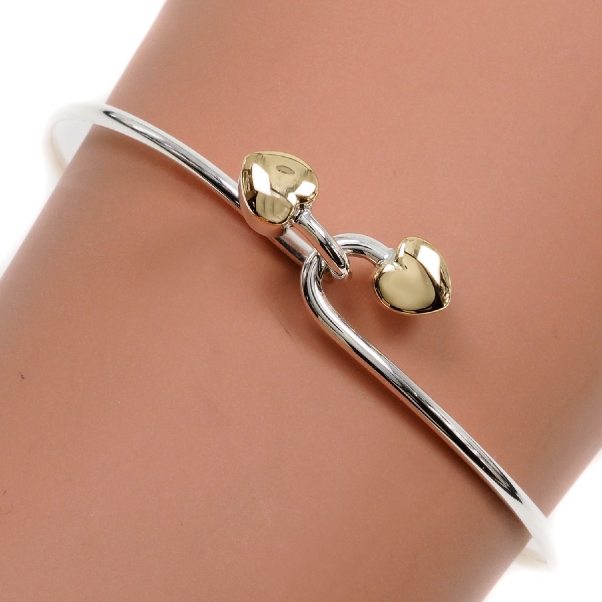 Tiffanyバングル ダブルフック 925 750 k18 neuroid.uprrp.edu