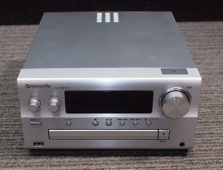 YI ア11-111 Panasonic パナソニック SC-PMX70 CDステレオシステム ハイレゾ音源 Bluetooth 対応  SA-PMX70/SB-PMX70 ミニコンポ 中古