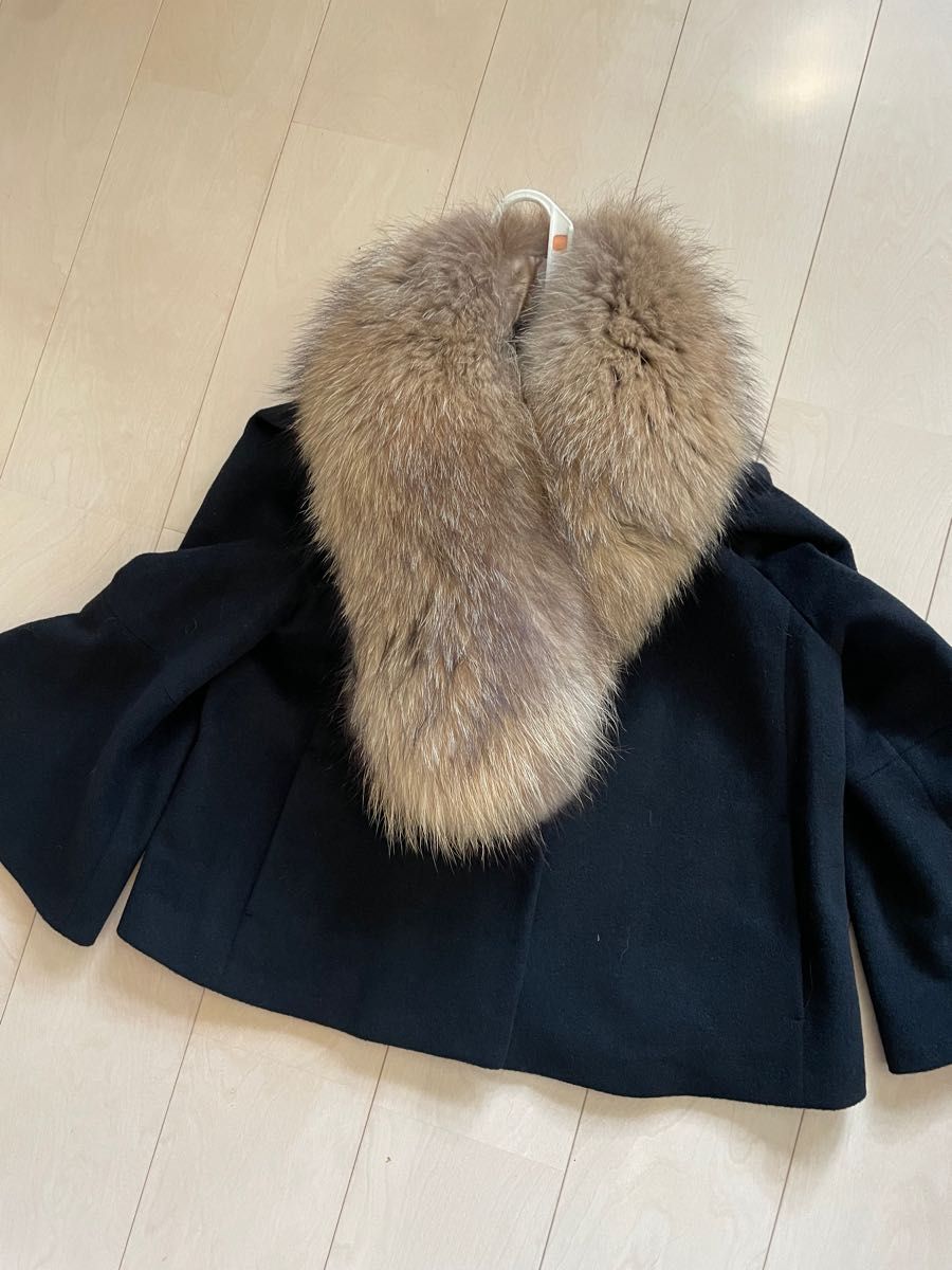ポンパドー ビター ルシェルブルー ラクーンマフラー 美品❤︎ 通販 LE CIEL BLEU ルシェルブルーラクーンファーティペット