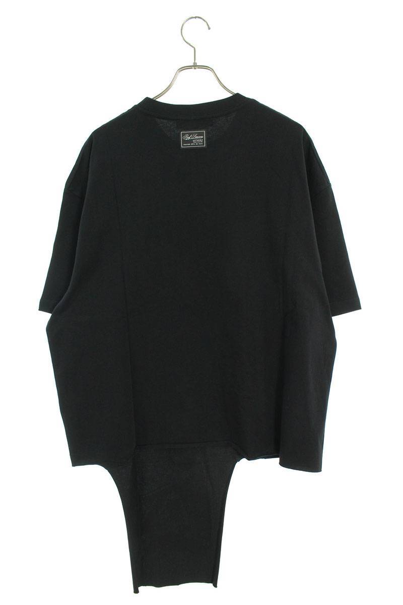 ラフシモンズ RAF SIMONS 22AW 222-143D サイズ:S オーバーサイズグラフィックアシンメトリーTシャツ 新古品 SB01_画像2
