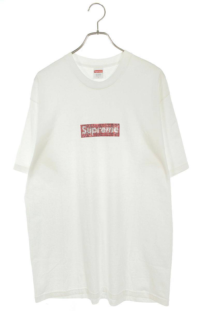 最大の割引 シュプリーム SUPREME SB01 スワロフスキーボックスロゴT