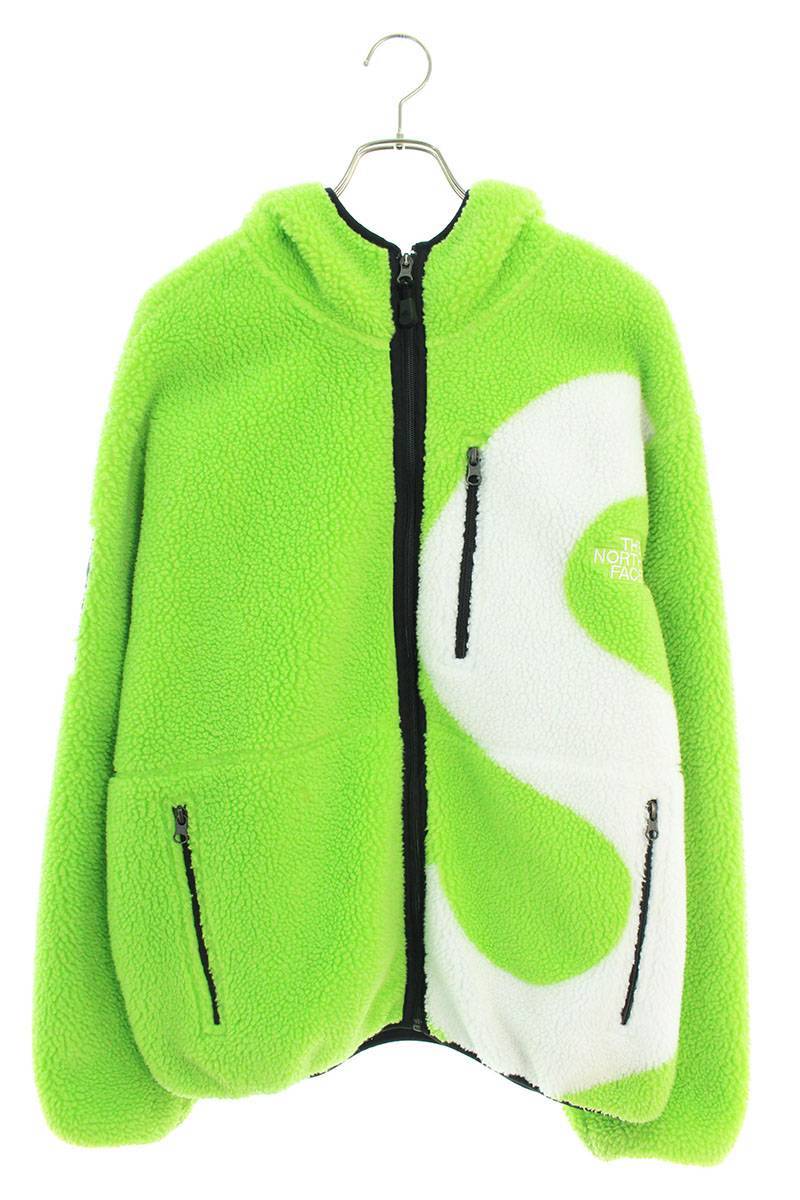 シュプリーム SUPREME ノースフェイス 20AW S Logo Hooded Fleece Jacket サイズ:L Sロゴフーデッドフリースジャケット　中古 SB01_画像1
