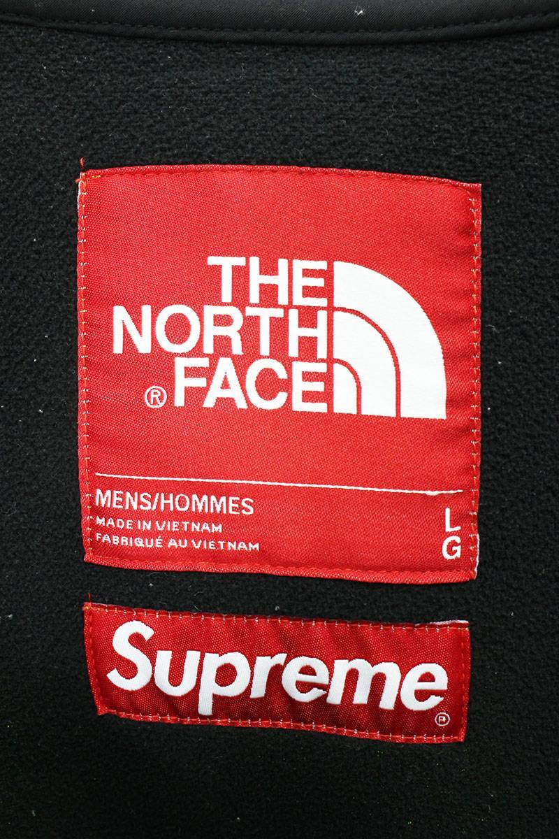 シュプリーム SUPREME ノースフェイス 20AW S Logo Hooded Fleece Jacket サイズ:L Sロゴフーデッドフリースジャケット　中古 SB01_画像3