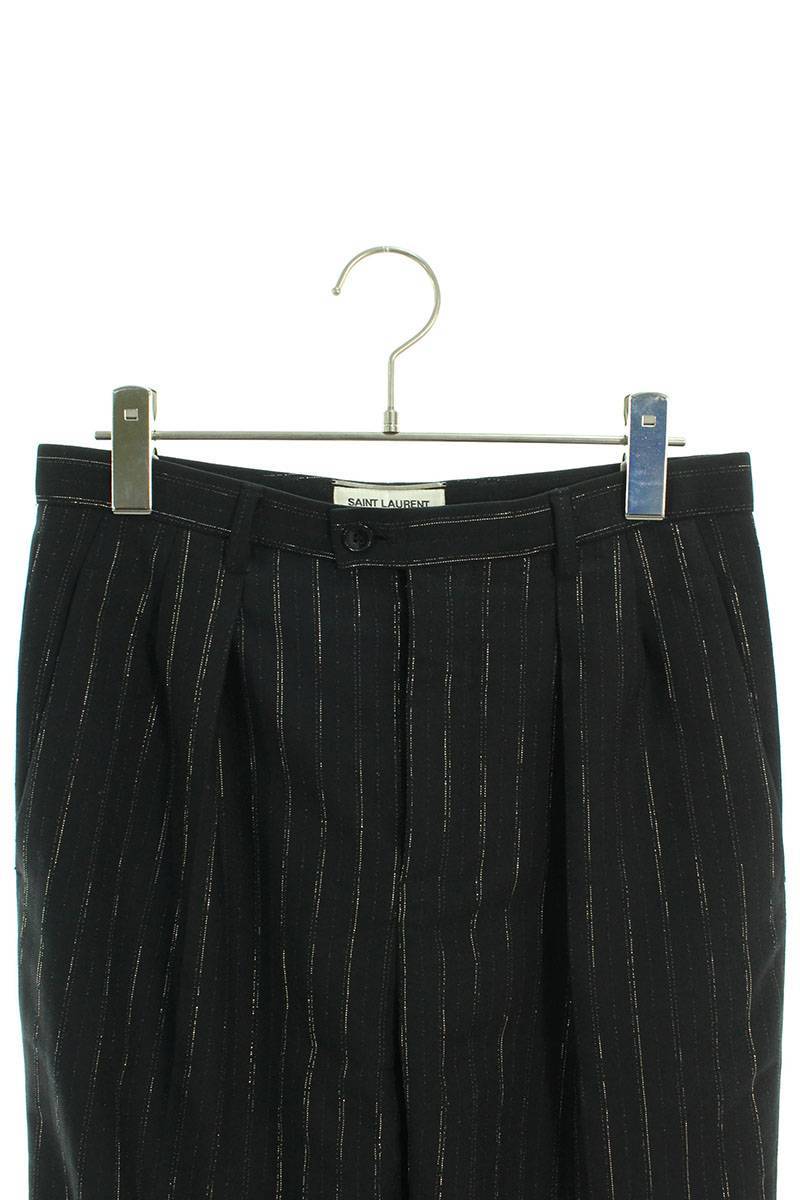 サンローランパリ SAINT LAURENT PARIS 680069 Y1E55 サイズ:44 ピンストライプフィットシングルブレストスーツ 中古 SB01_画像3