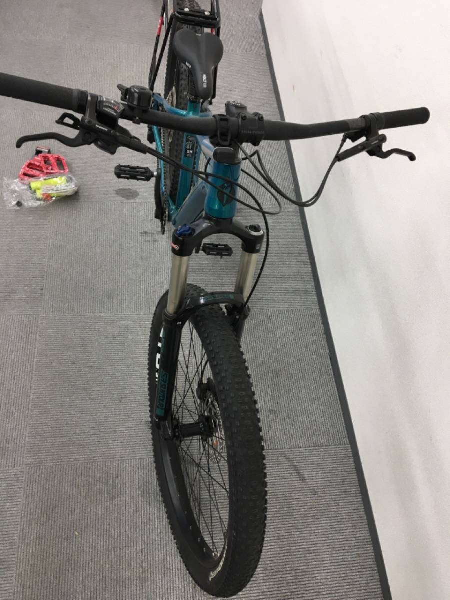 1101-413M⑥16780 引取り歓迎　自転車　MB サルサ　TIMBERJACK SM ペダル　グリップ付き WTB 27.5インチ？_画像4