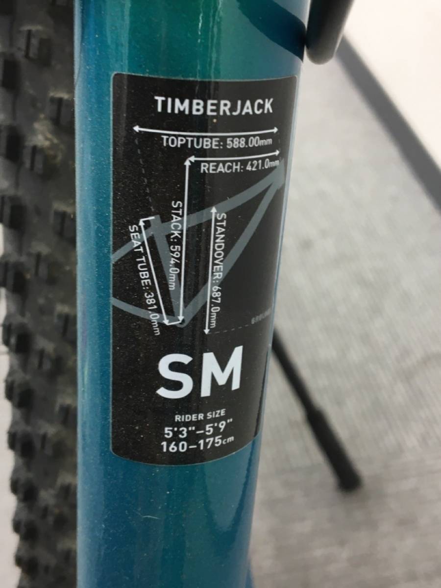 1101-413M⑥16780 引取り歓迎　自転車　MB サルサ　TIMBERJACK SM ペダル　グリップ付き WTB 27.5インチ？_画像5
