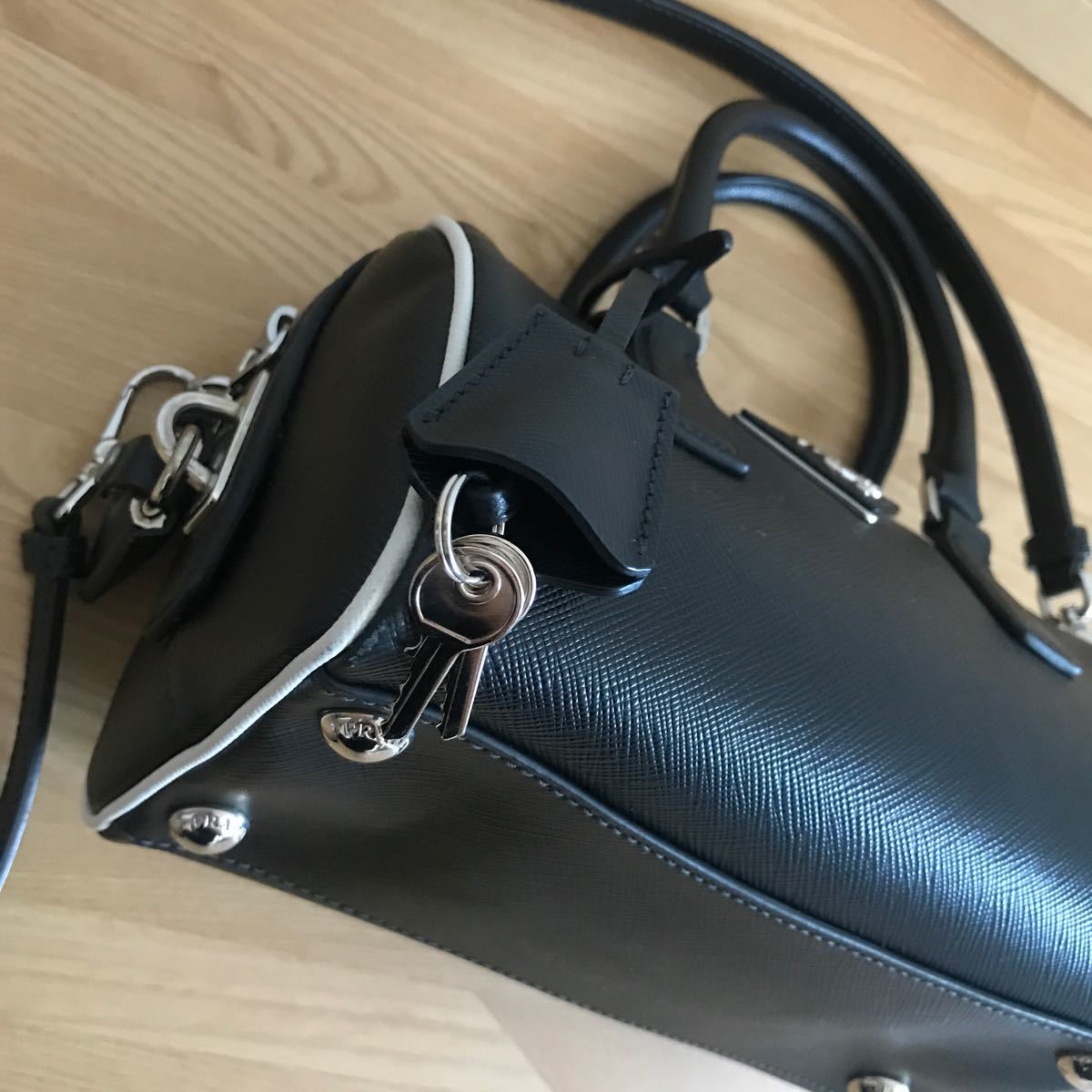 美品　PRADA プラダ　2way ミニボストンバッグ　ショルダーバッグ