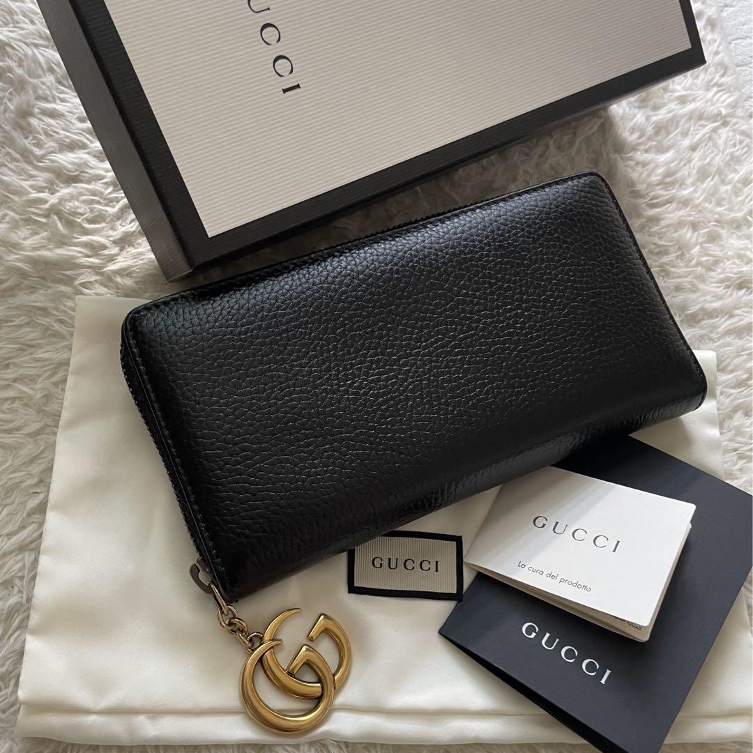 オンラインショップ】 39 GUCCI グッチ ラウンドファスナー 長財布