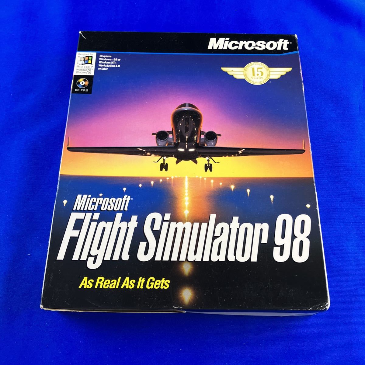 SG1 Microsoft Flight Simulator 98 As Real As It Gets マイクロソフト 輸入版_画像1