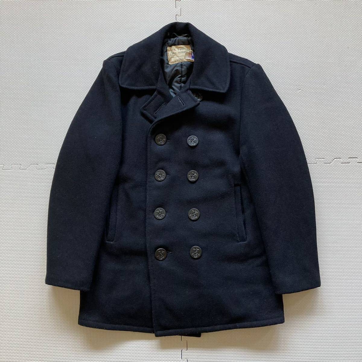 70s 80s VINTAGE!! Schott ショット 740N Pコート ジャケット 36