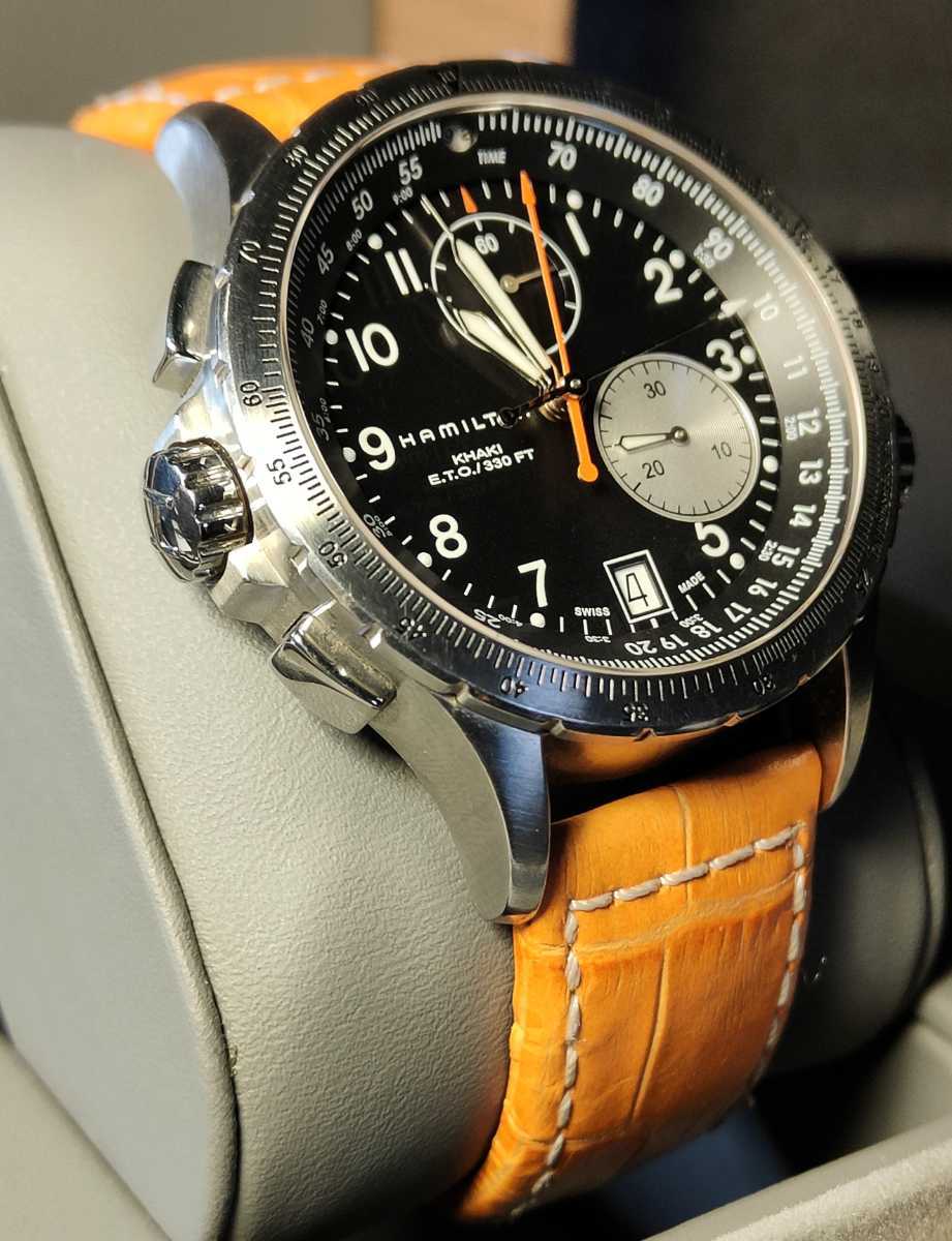 送料無料 HAMILTON khaki eto ハミルトン カーキ クオーツ 腕時計