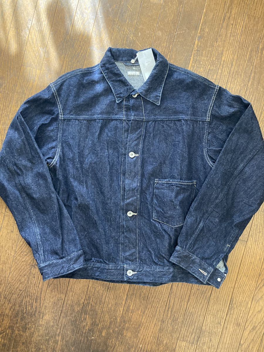 新品2022AWコモリCOMOLIのデニムジャケットサイズ3W03-01001 ウエアハウス Levi''s ジージャン