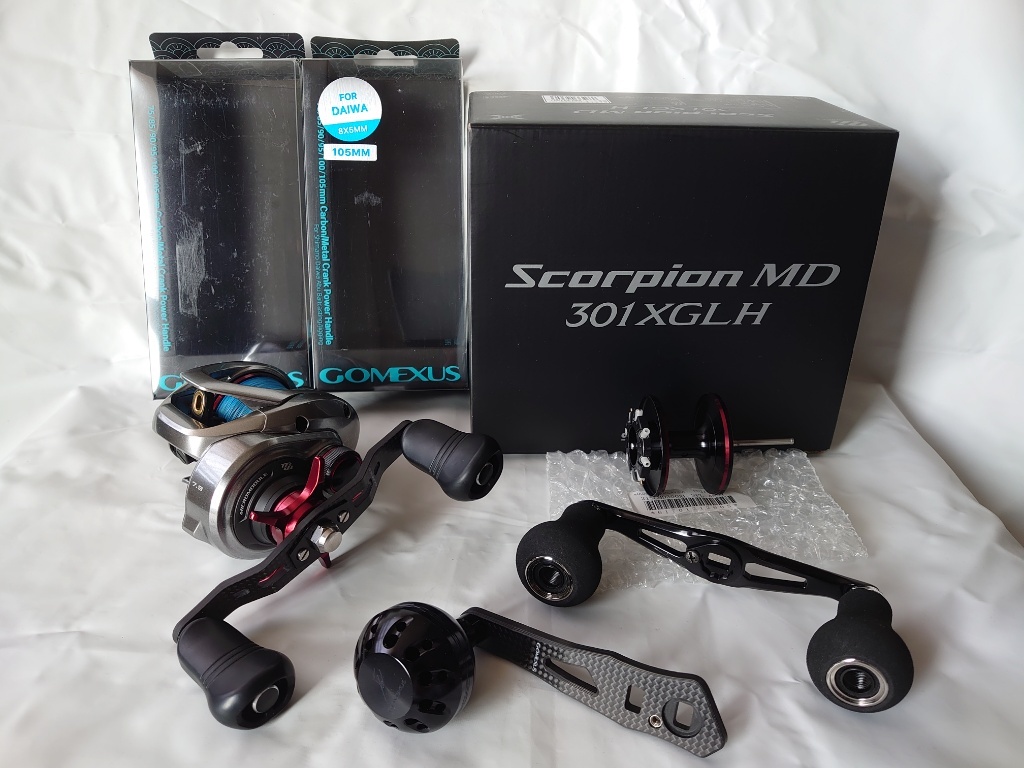 ヤフオク! - ☆ シマノ スコーピオンMD 301XGLH 美品 替えス...