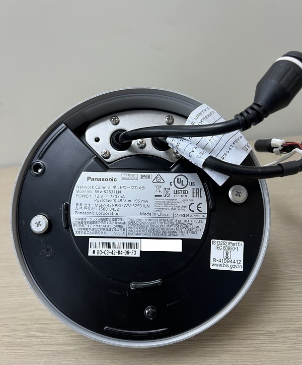 5台セット送料無料中古Panasonic WV-S2531LN i-PRO 屋外フルHDネットワークカメラ PoE対応 パナソニック 防犯カメラ 監視カメラ_画像4
