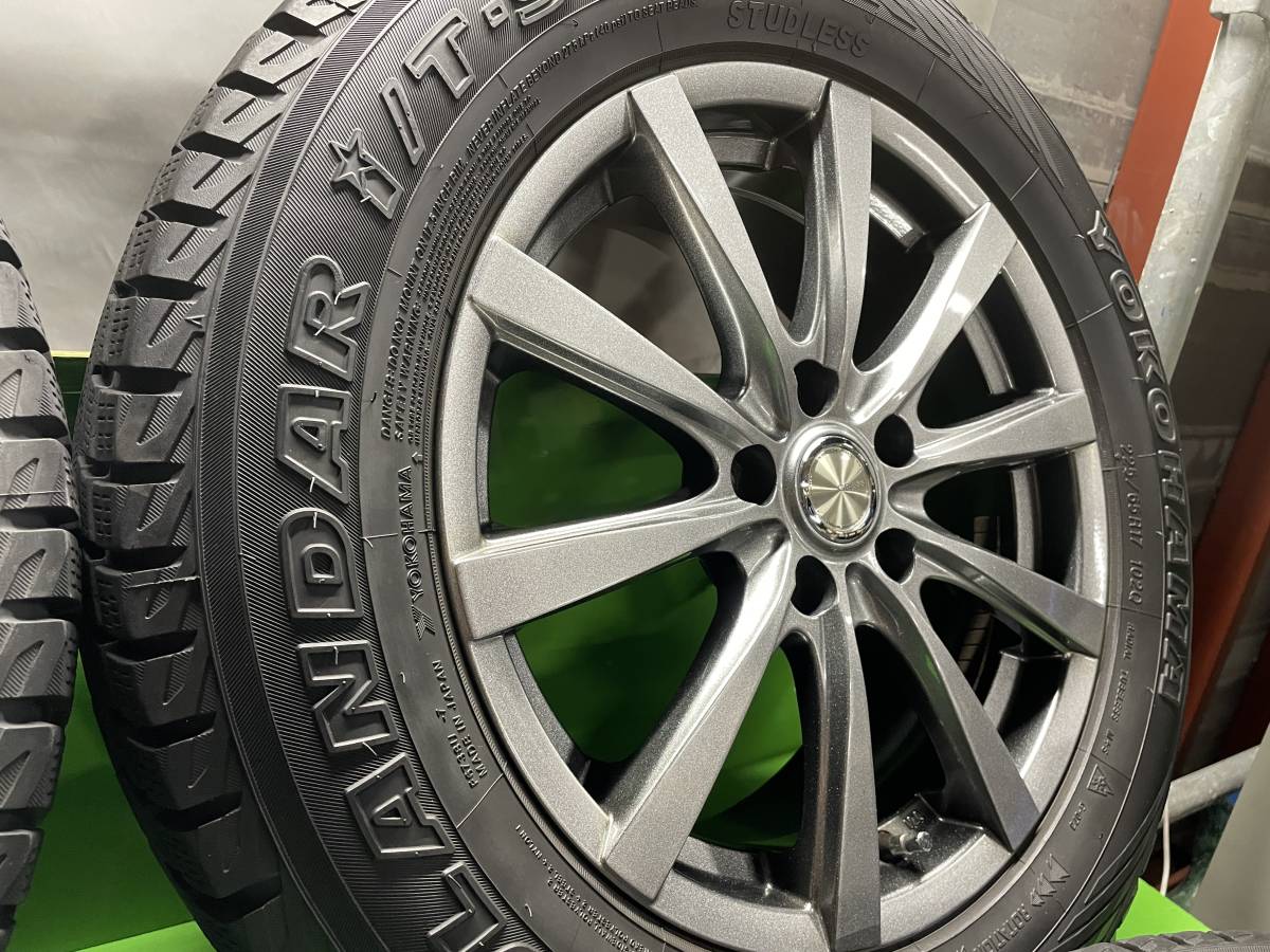 225 65 r17 タイヤホイールセット デリカ等 バリ山 CX-5