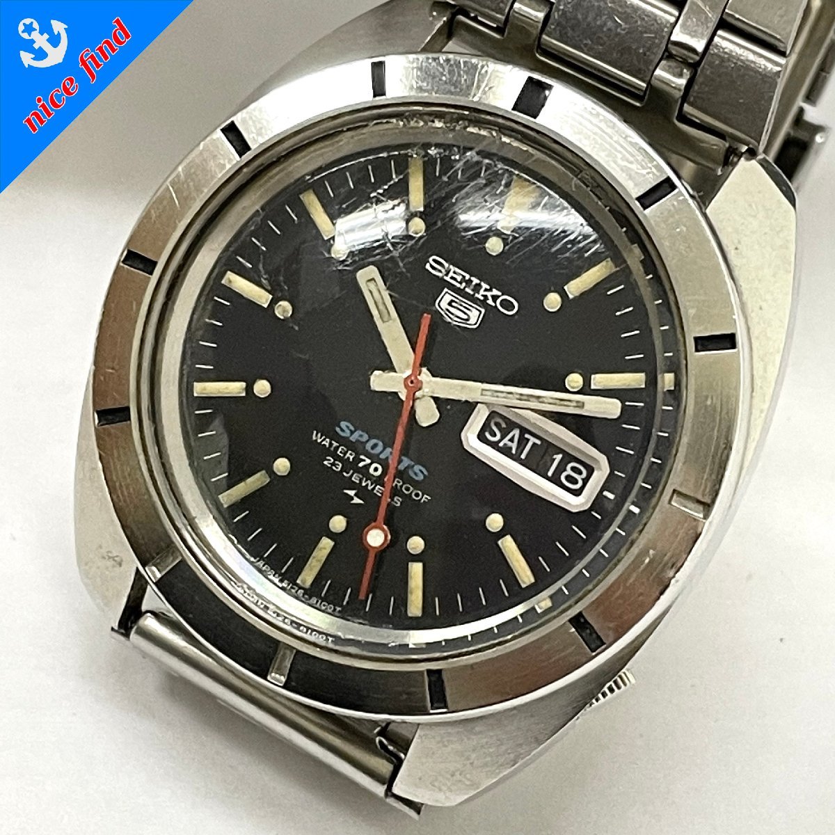 ヤフオク! - 稼動品 SEIKO セイコー5 スポーツ 5126-8100 自...