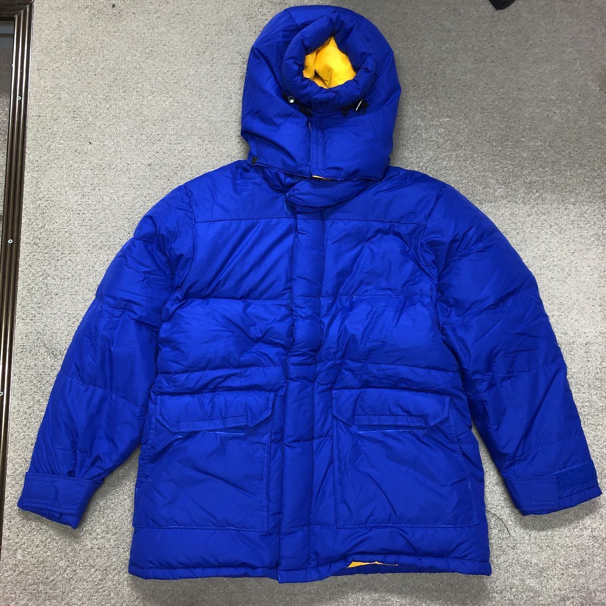 ●90's THE NORTH FACE ノースフェイス BROOKSRANGE ブルックスレンジ NAVY/YELLOW MADE in USA L ut-f0a-004-01
