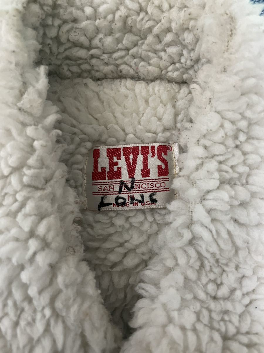 80s90sUSA製LEVI´S70609-0229ボアジャケットMヴィンテージ-