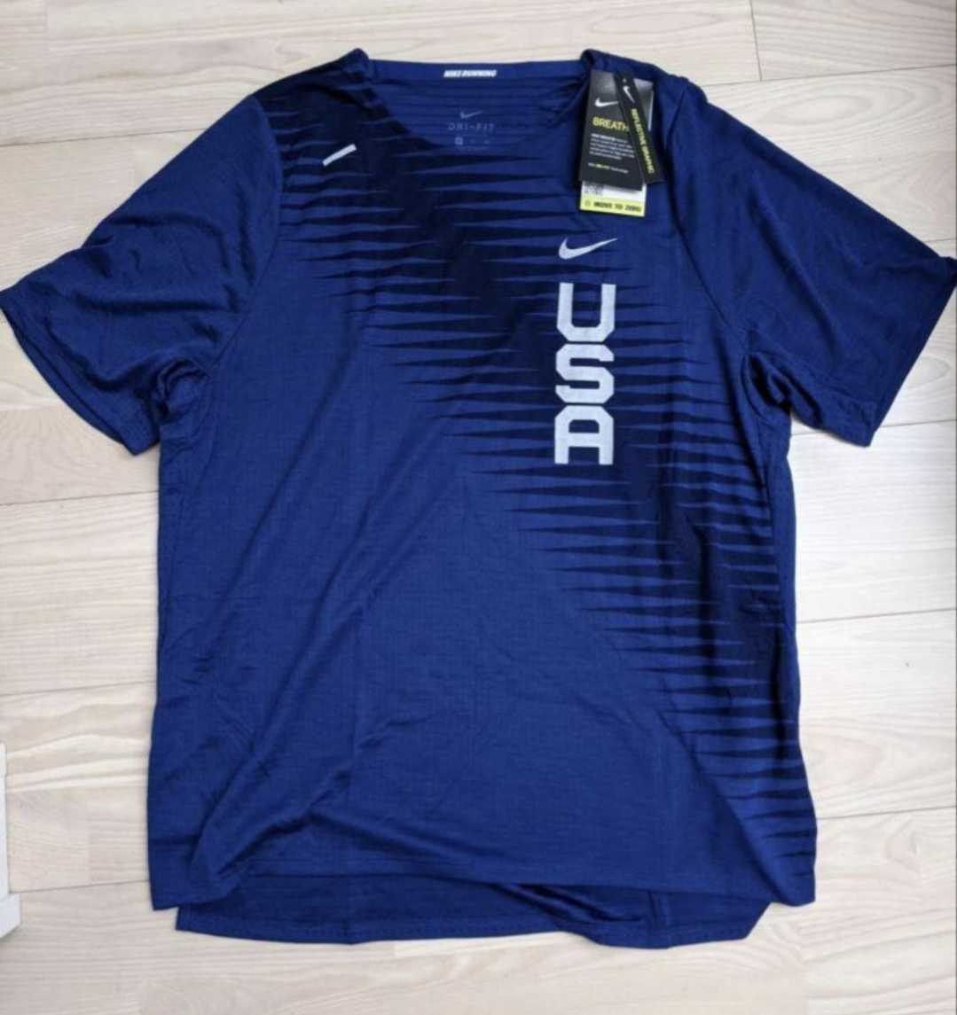ラストです！送料込！新品＆タグ付★NIKE 速乾軽量 USA Tシャツ TOKYO2020 サイズXL_画像1