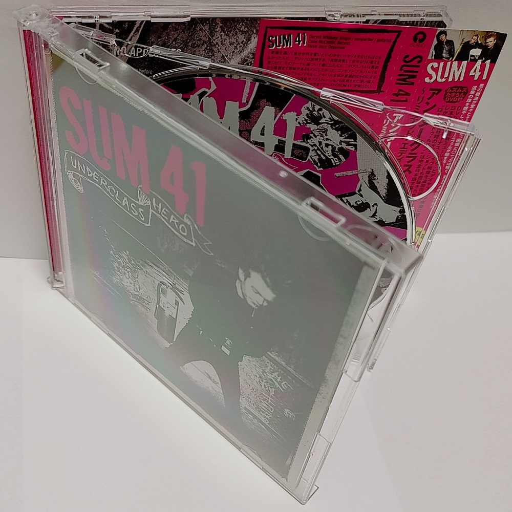 帯付★初回限定 2枚組 CD+DVD アンダークラス・ヒーロー SUM41★日本盤 ボーナス映像収録★UnderclassHero Underclass Hero パンク サム41