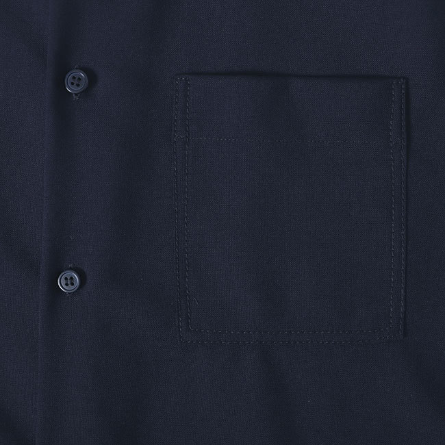  б/у одежда MARNI Marni тропический шерсть постоянный цвет рубашка CUMU0061A0 S45455 46 M темно-синий рубашка с длинным рукавом мужской 