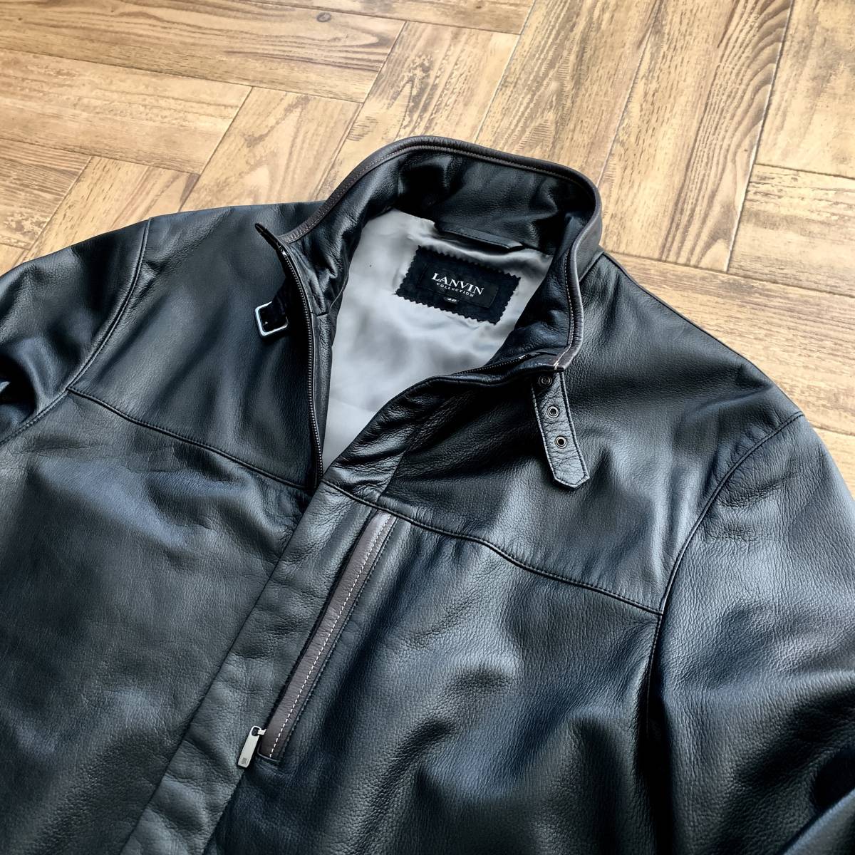カテゴリー LANVIN Collection ランバン ラムレザージャケット GumOr