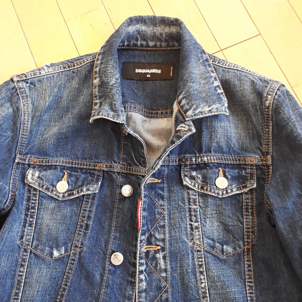 ディースクエアード デニムジャケット Gジャン Dsquared2 メイ ディースクエアード デニムジャケット Gジャン Dsquared2 メイ