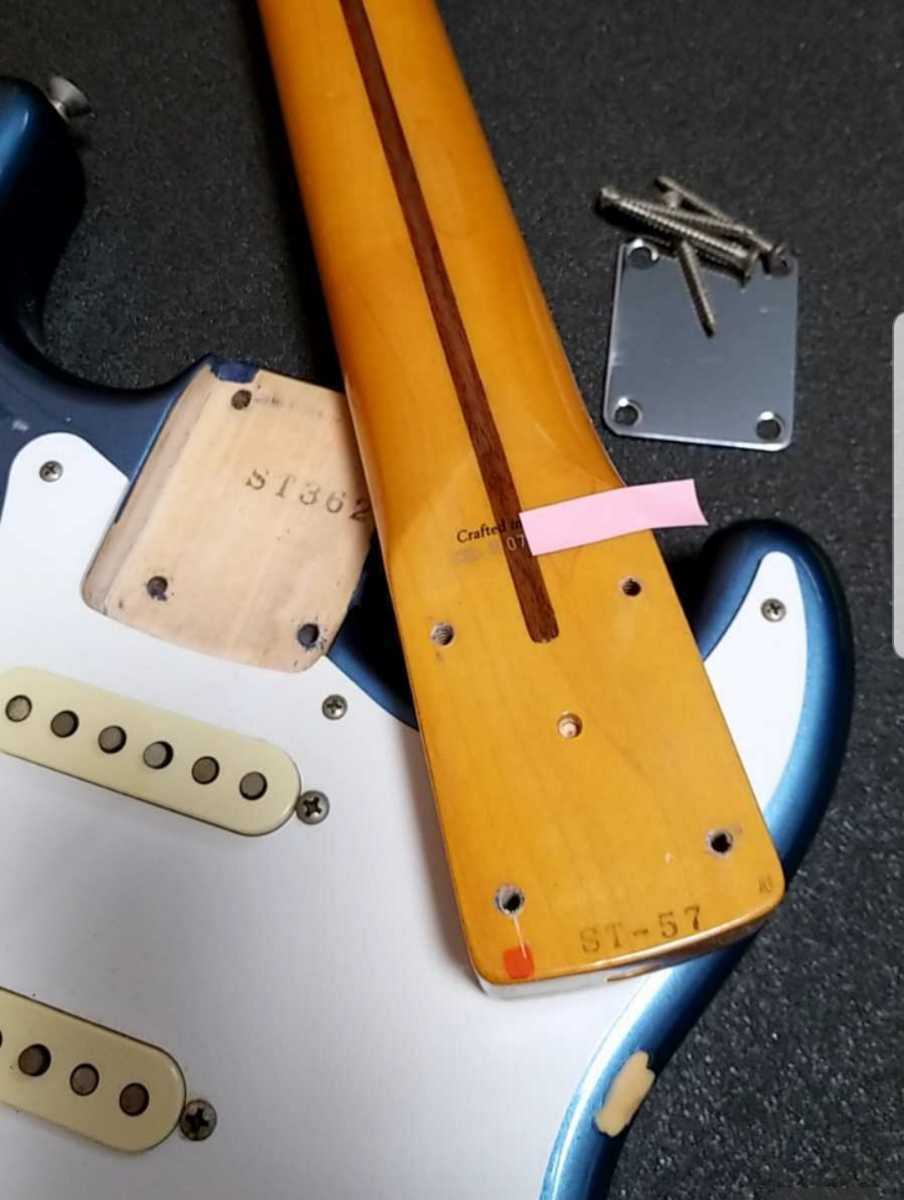 HC付き Fender Japan ストラトキャスター ST-57 レイクプラシッド 