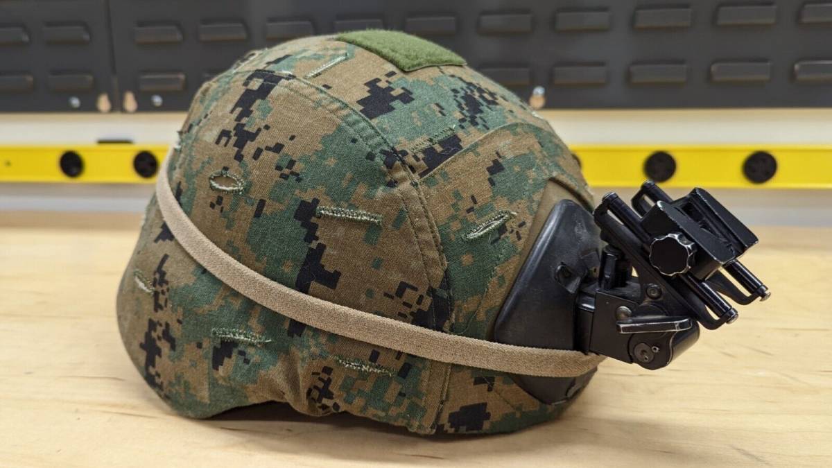 Medium Gentex Enhanced Combat Ballistic Helmet ECH USMC Coyote ...