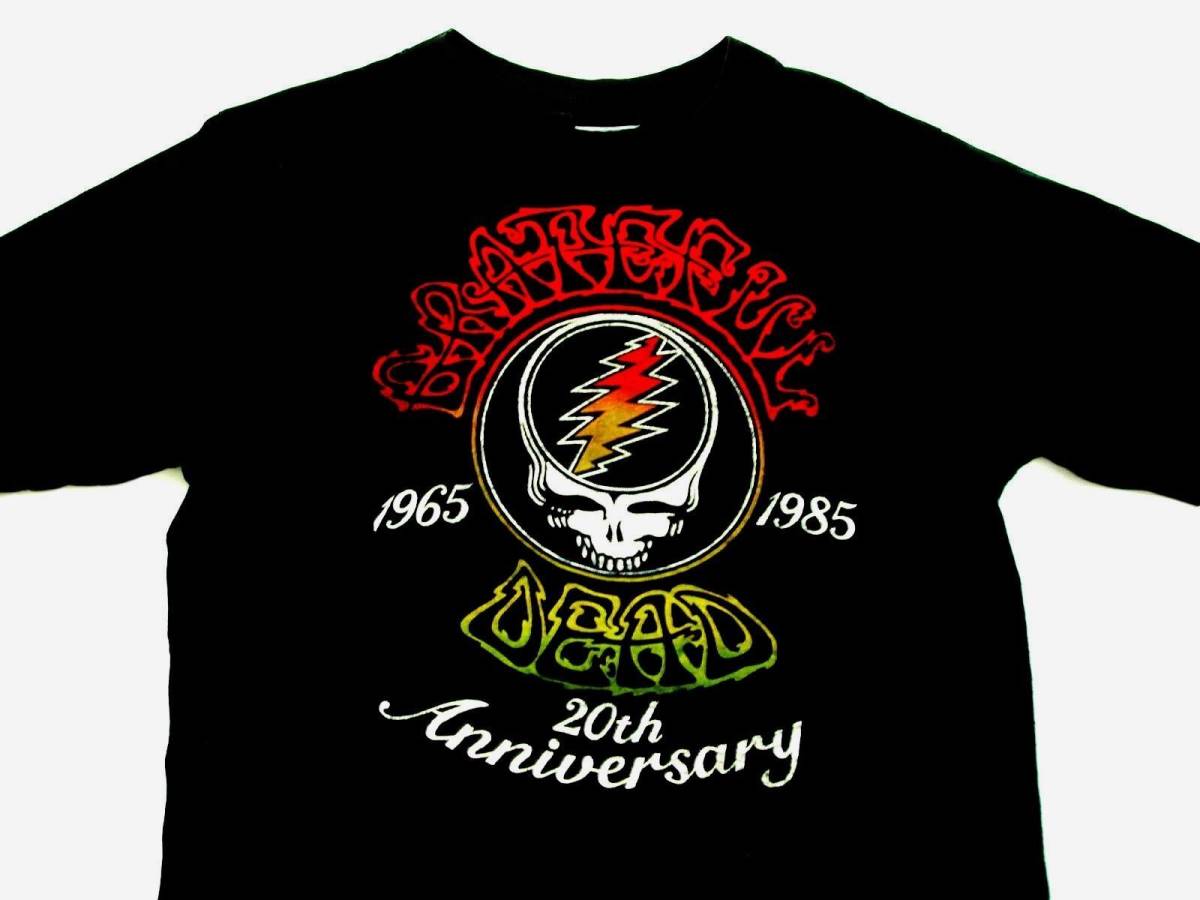 Grateful　Dead　Shirt　SYF　T　GD　Shirt　L　Vintage　20th　1985　Anniversary　1965-85　Wings　海外　即決