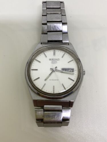 Seiko 5 6309-8970 Day/date Silver Watch Water Resistant Original Band  Working 海外(海外商品購入代行)｜売買されたオークション情報、yahooの商品情報をアーカイブ公開 - オークファン（）