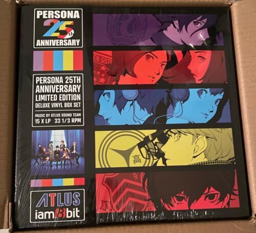 ブランド雑貨総合 店内全品対象 Persona 25th Anniversary Deluxe 15X LP Vinyl Box Set Limited Edition Atlas New 海外 即決 asconstruct.be asconstruct.be