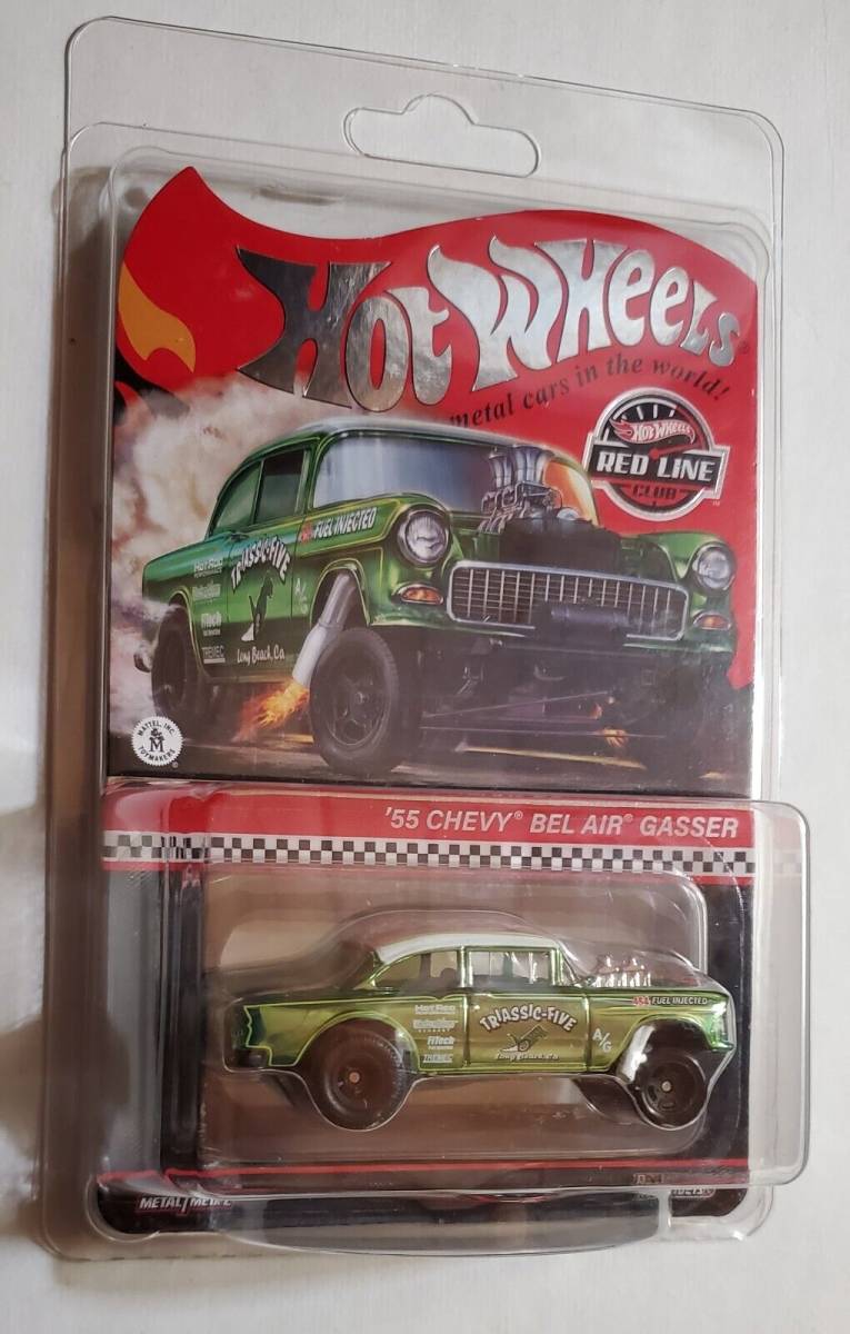 Hot Wheels Car Red Line Club Exclusive 55 CHEVY BEL AIR GASSER