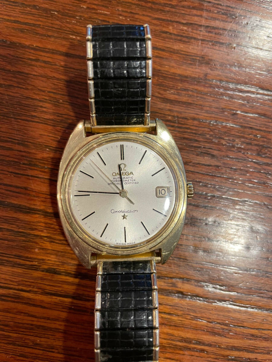Vintage Omega Constellation Auto Watch Date 24J 168.017 CAL 即決 ...