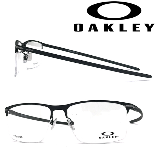 OAKLEY メガネフレーム ブランド オークリー TIE BAR 0.5 マットブラック 眼鏡 0OX-5140-05