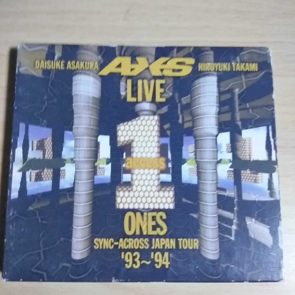 EF008　CD　DAISUKE ASAKURA ONES SYNC-ACROSS JAPAN TOUR　'93~'94_画像3