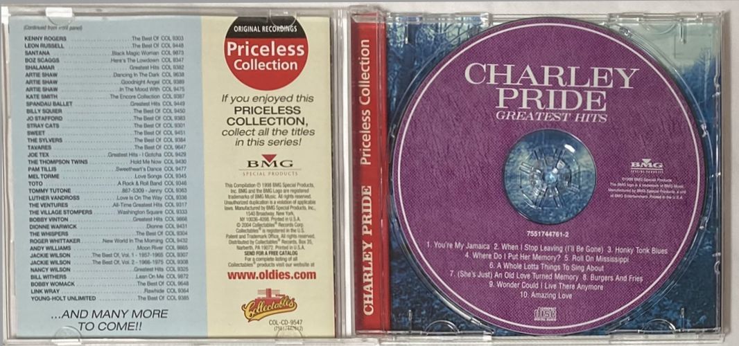 チャーリー・プライド(Charley Pride)/Greatest Hits～元プロ野球選手の肩書も持つミシシッピ生まれの黒人カントリー・シンガー_画像2