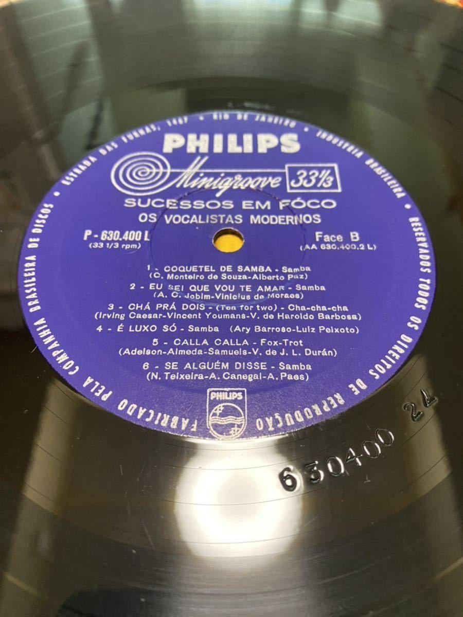 明るく弾ける男女混声グループの初アルバム/’60伯Philips/ Os Vocalistas Modernos [Sucessos Em Foco]/Bossa Nova/オルガンバー/貴重盤_画像10