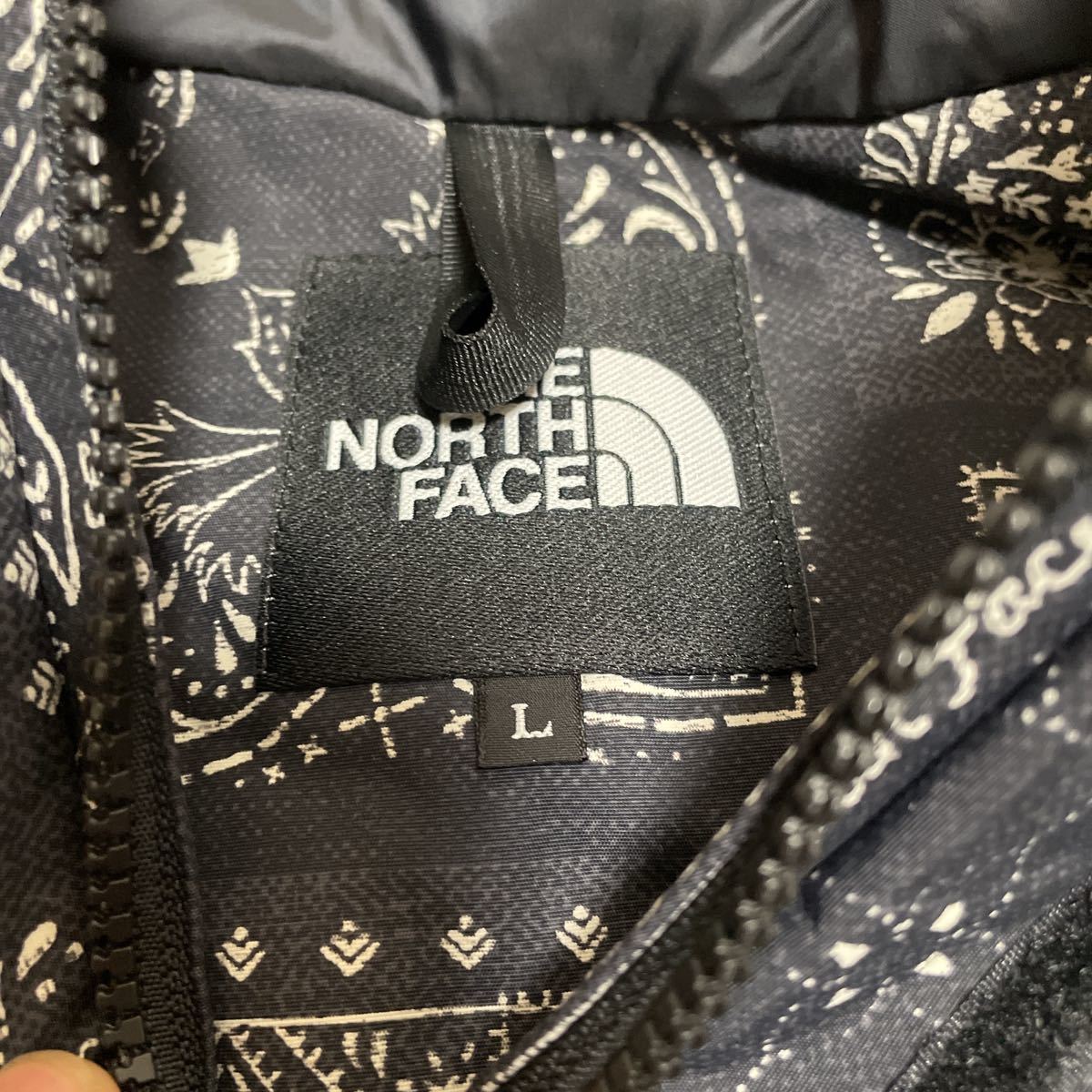 新品未使用　The North Face Novelty Scoop Jacket NP61845 ノースフェイス ノベルティー スクープ ジャケット バンダナリニューアル 黒 L_画像4