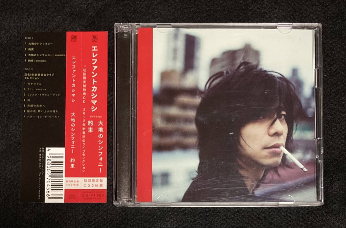 送料無料 初回限定盤 エレファントカシマシ 大地のシンフォニー エレカシ 宮本浩次 CD 2枚組