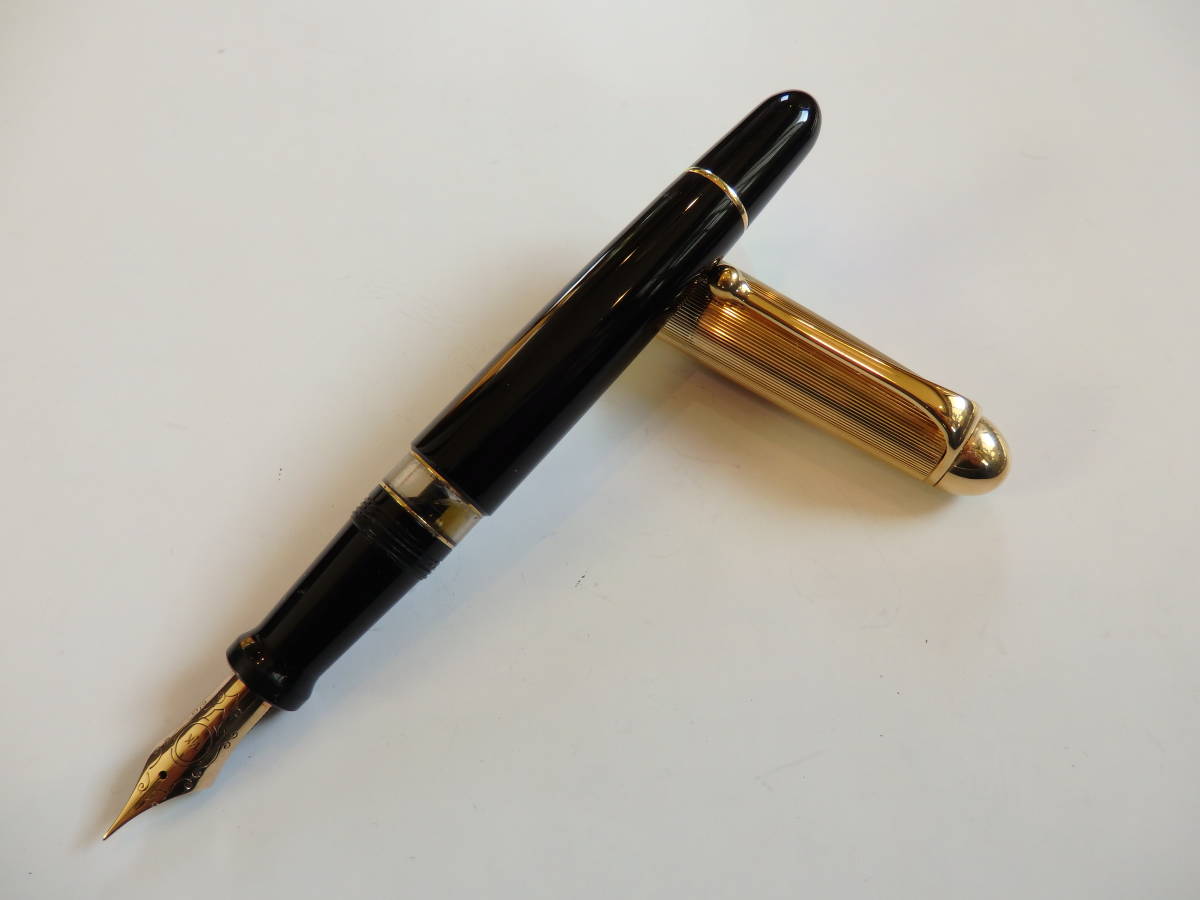 *[ unused . close ] high leg nib Aurora 88o Tanto to combination Large size pen .:14K585M