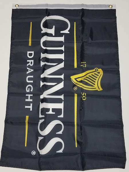  prompt decision new goods unused including carriage! Guinness GUINNESS flag flag tapestry beer miscellaneous goods / YW1931