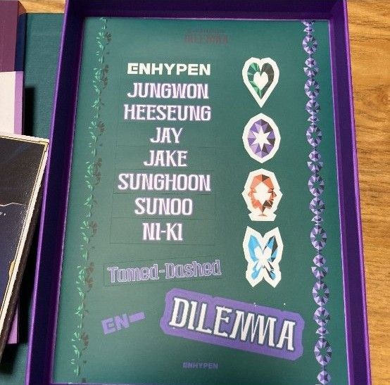 ENHYPEN 1st studio Album フルアルバムDIMENSION : DILEMMA ミニポスター ジョンウォン