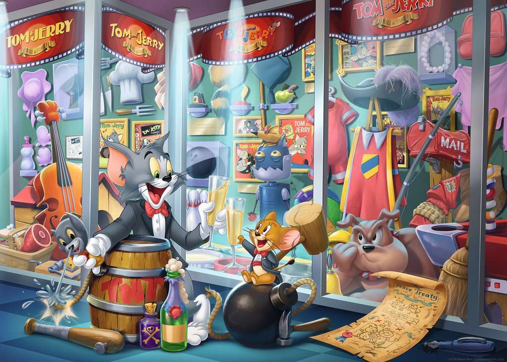 RAV16925 1000 ピース ジグソーパズル ドイツ発売 トムとジェリー Tom & Jerry- Hall of Fame_画像1