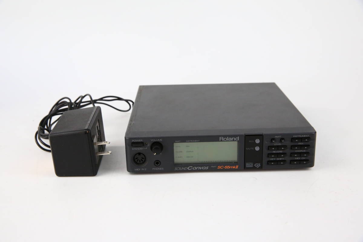 roland SC-55mk2 USB-MIDIケーブル付