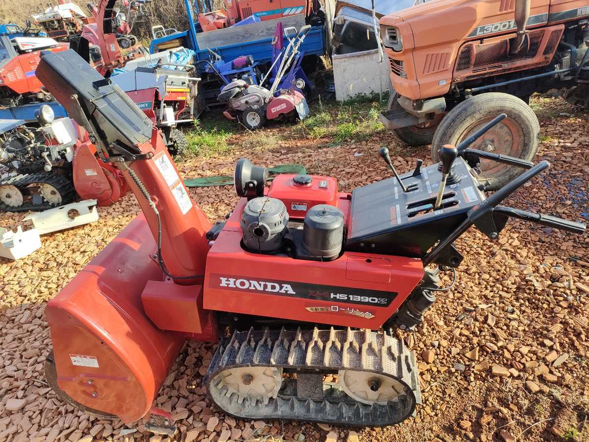  Honda snowblower HS1390Z used real movement car! service being completed! electric oil pressure low ring attaching! immediately use possibility! present condition delivery!