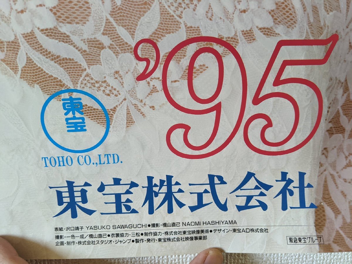  восток . календарь 1995 год ( эпоха Heisei 7 год ) все 13 листов ../..../ Saito Yuki / Sakai Noriko / вода . подлинный ./ старый рука река ../ большой ..../ маленький высота . прекрасный / Shimizu прекрасный песок /P32095