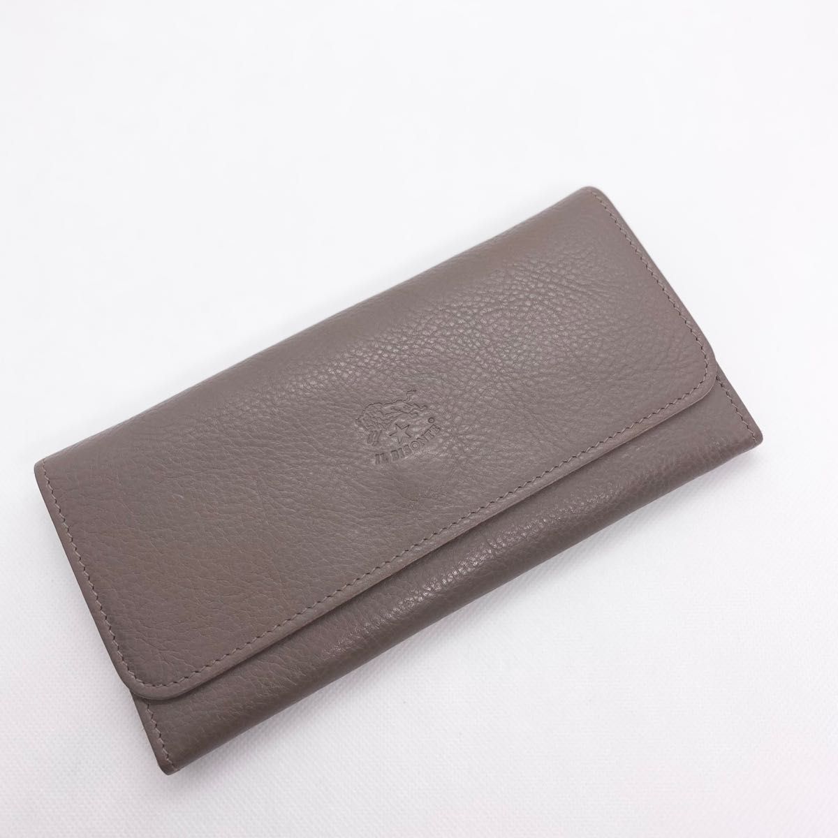 新品未使用】イルビゾンテ 三つ折り長財布 ☆トルトラ(グレーベージュ